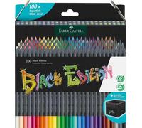 Set di Matite Faber-Castell Black Edition 100 Pezzi Multicolore NEW