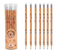 Set di matite in grafite HB con gomma Capibara in tubo da 30 pezzi