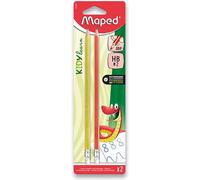 Set di matite in grafite Kidy Learn Grip 2 pezzi durezza HB