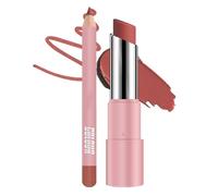 Set Di Matite Labbra E Rossetto Lunga Durata, Tinta Labbra Matte, Matite Labbra Waterproof Trucco Abbinata