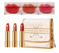 Set di Matite Labbra Matte,Confezione 3 Opaci Nudità Effetto Velluto - Trucco Vellutato Impermeabile Anti-Trasferimento Per Ragazze e Viaggi