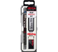 Set di matite meccaniche rOtring Tikky HB 0,7 mm Borgogna Include 12 mine e gomma