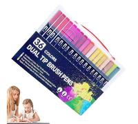 Set Di Matite Per - Kit Ad Asciugatura Rapida Su Entrambi I Lati, Libro Per Lo Sviluppo Artistico, Blocco Per Esercitazioni Di Pittura, Guida Educativa Agli Schizzi Colori Vivaci | Set