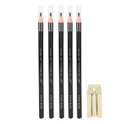 Set di Matite per Sopracciglia 4 in 1, Temperamatite per Sopracciglia, Trucco per Tatuaggi con Matita per Sopracciglia e Accessori per Microblading per la Marcatura,(Matita per sopracciglia nera)