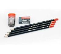 STABILO Exam Grade Set - Set con 4 Matite HB, temperino e gomma
