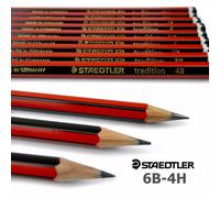 Set Di Matite Staedtler Tradition 12 Pz 6B 5B 4B 3B 2B B HB F H 2H 3H 4H