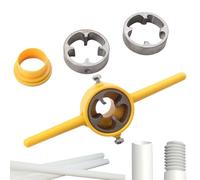 Set di matrici , strumento idraulico per infilare tubi - 6 pz. Strumento idraulico manuale in PVC,Set di stampi per tubi riutilizzabili con stampi da 1/2 di pollice, 3/4 pul