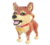 Set di mattoncini da costruzione per cani, set di microblocchi, micro mattoncini da costruzione, per adulti, Nano Micro Mini bloccati, giocattolo fai da te per adulti