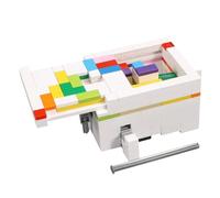 Set di mattoncini da costruzione, puzzle segreto, puzzle con cassaforte arcobaleno, compiti di pensiero, compiti di pensiero e sport di pensiero per gli appassionati di puzzle, set di mattoncini