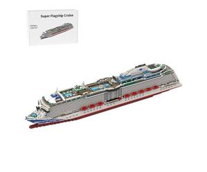 Set di mattoncini da crociera Royal Princess in scala 1/400 - 4595 pezzi, set di modelli da crociera super flagship progettato e autorizzato da bru_bri_mocs, regalo per gli amanti dei blocchi da