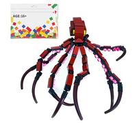 Set di mattoncini giganti a forma di polpo marino, kit di montaggio per la casa e l'ufficio, ornamento creativo e regalo di compleanno per adulti