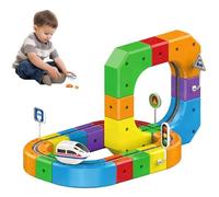 Set di mattoncini modulari con ricarica USB, per bambini dai 3 ai 6 agli 8 anni (51 pezzi)