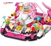 Set di Mattoncini Romantici per San Valentino,Set di Giocattoli da Costruzione per San Valentino, Gioco di Costruzione per Bambini & Adulti - San Valentino per Donne,Regalo per Anniversario -B