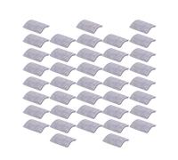 Set di mattonelle grigie per case delle bambole, 40 pezzi, 12 x 10 mm