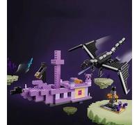 Set di mattoni compatibili My Mini World Serie di giochi Building Blocks Il drago Ender e la fine modello di nave Giocattoli per bambini Regalo 21264