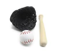 Set di mazza da baseball e palla da baseball per neonati, accessori per servizi fotografici per bambini in posa per mazza da baseball appena nata