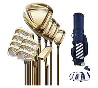 Set di mazze da golf da uomo, 12 pezzi, set completo per principianti, con asta in carbonio e borsa da carro, per golfisti adulti