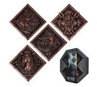 Set Di Medaglioni Con Crest Della Casa Replica Di Resident Evil Village