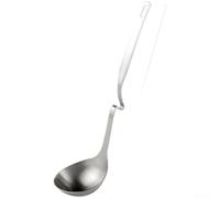 Set di mestoli da minestra in acciaio inox 304 con cucchiaio scanalato e schiumarola, progettato per pentole calde e cottura a base di liquidi (A)