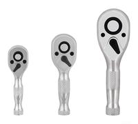 Set di mini chiavi a cricchetto, design a sgancio rapido a 72 denti per un funzionamento rapido, manico corto per kit di chiavi tozze, per riparazioni in spazi ristretti (A)