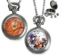 Set di mini dadi DND con 2 orologi da tasca, piccoli dadi in metallo per dungeons and drons, piccoli dadi portatili, collana portachiavi, dadi grandi accessori di D&D per uomini donne giocatori