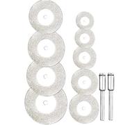Set di mini dischi da taglio diamantati da 6/12 pezzi - Mola di precisione for utensile Dremel - Ideale for pietre preziose, vetro, ceramica(20mm 6pcs Set)