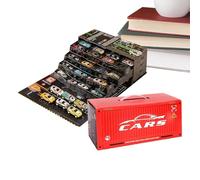 Set Di Mini Macchinine Da Tirare Indietro - Set Di Piccole Macchinine Pressofuse Da 48 Pezzi, Macchinina Da Corsa Con Tappetino Da Gioco | Collezione Di Auto Da Corsa Per Bambini, Ragazzi, Regalo Per