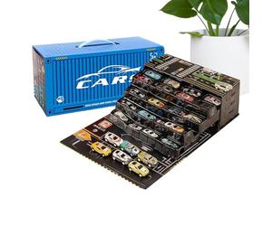 Set Di Mini Macchinine Da Tirare Indietro - Set Di Piccole Macchinine Pressofuse Da 48 Pezzi, Macchinina Da Corsa Con Tappetino Da Gioco | Collezione Di Auto Da Corsa Per Bambini, Ragazzi, Regalo Per