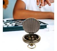 Set Di Mini - Poliedrici In Metallo | Dadii Impostati Con Orologio Tascabile, Per Giochi Piccoli Poliedrici Con Guscio Di Orologio Tascabile Per Il Tavolo Desktop Per La Casa