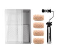 Set di mini rulli ROLLINGDOG da 2 pollici - Mini rullo Jumbo in microfibra, piccolo vassoio per rullo di vernice con rivestimenti