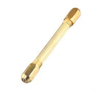 Set di mini trapano a mano con 10 punte elicoidali in acciaio ad alta velocità per foratura e incisione accurate su legno, plastica e piccoli oggetti, con manico antiscivolo e mandrino stabile (C)