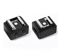 Set di mini trigger wireless, trasmettitore e ricevitore, adattatore hot shoe, ricaricabile per fotocamere DSLR, controllo completo della luce per fotografia