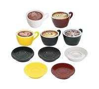 Set di Miniature di Cibo E Tazza da caffè per La Decorazione E Le attività della Casa delle Bambole, 10 Pezzi