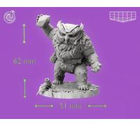 Set Di Miniature Di Grandi Avventurieri Gufo Compagno Per TTRPG Come D&D 5E