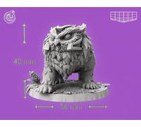 Set Di Miniature Di Grandi Avventurieri Gufo Compagno Per TTRPG Come D&D 5E