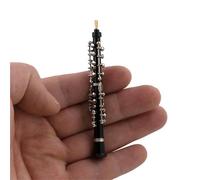 Set Di Miniature Di Strumenti Musicali Pcs Modello Di Oboe In Miniatura Con Supporto Mini Accessori Per Strumenti Musicali Decorazione(14cm)