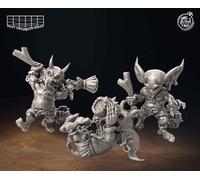 Set Di Miniature Goblin Incatena, Figura Di Prigioniero Per RPG Come D&D 5E