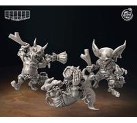 Set Di Miniature Goblin Incatena, Figura Di Prigioniero Per RPG Come D&D 5E
