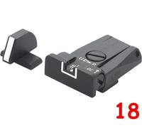 Set di mira LPA per Beretta Stock, Brigadier, Billenium mirino a coda di rondine