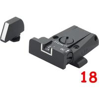 Set di mira LPA per Glock 17, 19, 20, 21, 22, 23, 25, 26, 27, 28, 29, 30, 31, 32