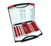 Set di misuratori altezza for blocchi configurazione metrici da 16 pollici / 9 pezzi, barre in alluminio precisione for fresatrice e seghe tavolo Configurazione for la lavorazione del legno(16pcs)