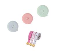 Set di misurazione in miniatura, 6 pezzi, metro a nastro rinforzato in ferro e righello da cucito, design leggero e portatile per misurazioni precise in tessuto e legno, nastro di misurazione in scala