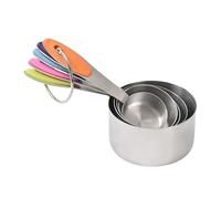 Set di misurini e cucchiai dosatori in acciaio inossidabile da 5/10 pezzi impilabili for tè caffè utensili cucina(5Pcs Measuring Cup)