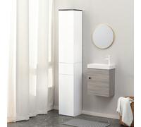 Set di mobili da bagno Massimizza lo spazio ed elimina il disordine con questa colonna bagno kleankin dal design moderno e pratico. Realizzato con pannelli in MDF solido, il nostro mobile salvaspazio 