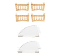 Set di mobili da balcone in miniatura, accessorio di simulazione per la decorazione della stanza, forniture interattive per la casa dei giochi per bambini progetti fai da te
