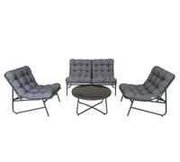 Set di mobili da giardino Garden Point Amora Coffee 4 antracite