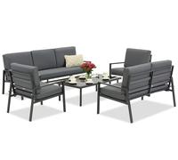 Set di mobili da giardino Vigo Coffee 7 antracite Garden Point