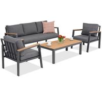 Set di Mobili da giardino Zakintos Wood Coffee 5 Garden Point