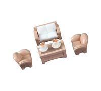 Set di mobili da soggiorno in miniatura per 1/12 case delle bambole appassionato e artigianato modello di scena di progetto accessori per la decorazione del soggiorno