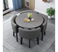 Set di mobili moderni per sala da pranzo, cucina, salotto, ufficio, reception, club, piccolo tavolo da conferenza e sedie con design per il tempo libero